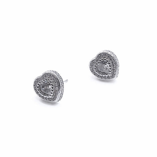 Solid Heart Studs